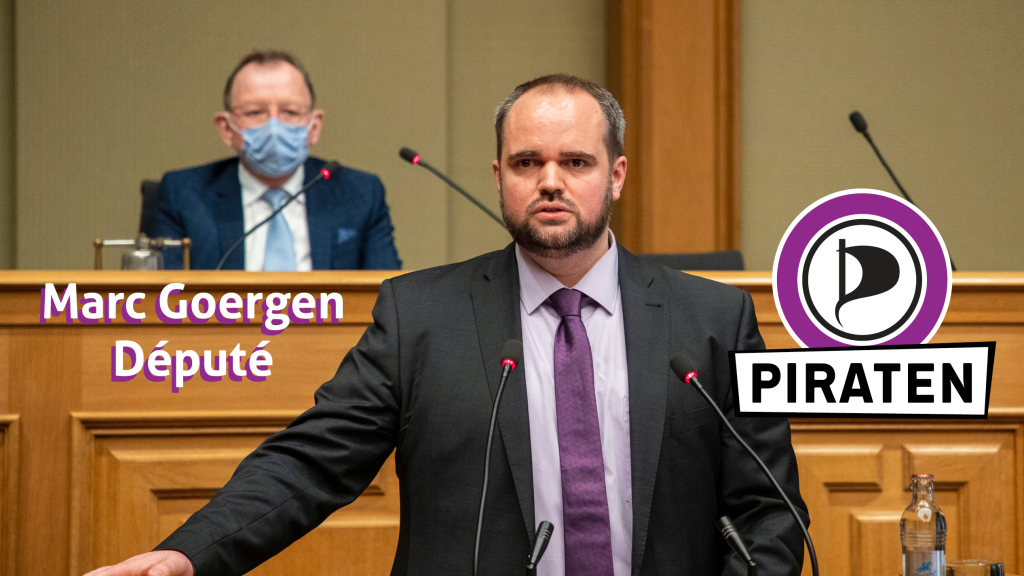 Pirate Party MPs Marc Goergen