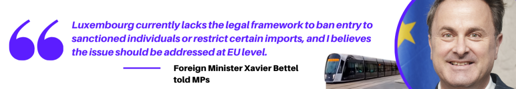 Der Außenminister sagte am Montag, wie RTL Today berichtete.