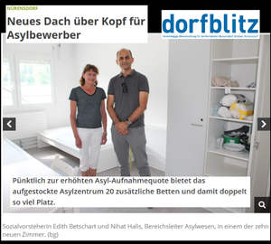 Credit © Dorfblity Both Mayor Christoph Bösel and Social Services Director Edith Betschart are central figures in a series of ongoing complaints filed by the complainant